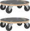 vidaXL - Meubelhondjes - 2 - st - rechthoekig - 250 - kg - Ø38x11,5 - cm