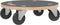 vidaXL - Meubelhondjes - 2 - st - rechthoekig - 250 - kg - Ø38x11,5 - cm