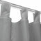 vidaXL - Micro-satijnen - gordijnen - met - lussen - 140x175 - cm - grijs - 2 - st