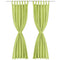 vidaXL - Micro-satijnen - gordijnen - met - lussen - 140x225 - cm - groen - 2 - st
