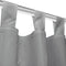 vidaXL - Micro-satijnen - gordijnen - met - lussen - 140x225 - cm - grijs - 2 - st