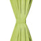vidaXL - Micro-satijnen - gordijnen - met - lussen - 140x225 - cm - groen - 2 - st