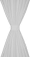 vidaXL - Micro-Satijnen - Gordijnen - met - Ringen - 140 - x - 175 - cm - 2 - stuks - (Creme)