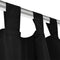 vidaXL - Micro-Satijnen - Gordijnen - met - Ringen - 140 - x - 225 - cm - 2 - stuks - (Zwart)