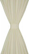 vidaXL - Micro-Satijnen - Gordijnen - met - Ringen - 140 - x - 225 - cm - 2 - stuks - (Creme)