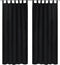 vidaXL - Micro-Satijnen - Gordijnen - met - Ringen - 140 - x - 225 - cm - 2 - stuks - (Wijnrood)