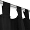 vidaXL - Micro-Satijnen - Gordijnen - met - Ringen - 140 - x - 245 - cm - 2 - stuks - (Zwart)