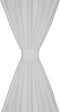 vidaXL - Micro-Satijnen - Gordijnen - met - Ringen - 140 - x - 245 - cm - 2 - stuks - (Wit)