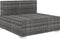 vidaXL - Middenbank - 1 - st - met - kussens - poly - rattan - grijs