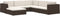 vidaXL - Middenbank - 1 - st - met - kussens - poly - rattan - zwart