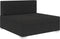 vidaXL - Middenbank - 1 - st - met - kussens - poly - rattan - zwart