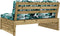 vidaXL - Middenbank - 120x80 - cm - geïmpregneerd - grenenhout