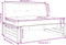 vidaXL - Middenbank - 120x80 - cm - geïmpregneerd - grenenhout