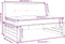 vidaXL - Middenbank - 120x80 - cm - massief - douglashout