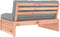 vidaXL - Middenbank - 120x80 - cm - massief - douglashout