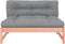 vidaXL - Middenbank - 120x80 - cm - massief - douglashout