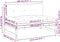 vidaXL - Middenbank - 120x80 - cm - massief - grenenhout - grijs