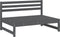 vidaXL - Middenbank - 120x80 - cm - massief - grenenhout - grijs