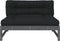 vidaXL - Middenbank - 120x80 - cm - massief - grenenhout - grijs