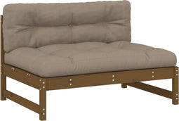 vidaXL - Middenbank - 120x80 - cm - massief - grenenhout - honingbruin