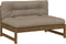 vidaXL - Middenbank - 120x80 - cm - massief - grenenhout - honingbruin