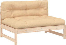 vidaXL - Middenbank - 120x80 - cm - massief - grenenhout