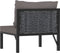 vidaXL - Middenbank - sectioneel - met - kussen - poly - rattan - antraciet
