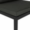 vidaXL - Middenbank - sectioneel - met - kussens - aluminium - antracietkleurig