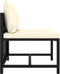 vidaXL - Middenbank - sectioneel - met - kussens - poly - rattan - zwart