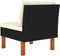 vidaXL - Middenbanken - 2 - st - poly - rattan - en - massief - eucalyptushout
