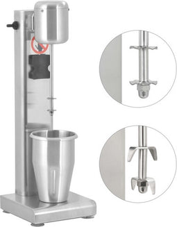 vidaXL Milkshake mixer 1 L roestvrij staal