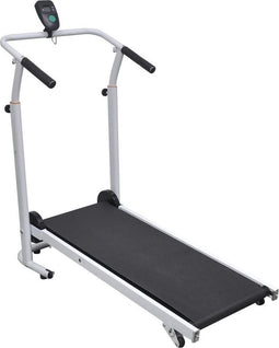 vidaXL Mini-loopband inklapbaar 93x36 cm zwart