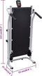vidaXL Mini-loopband inklapbaar 93x36 cm zwart