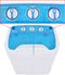 vidaXL Mini wasmachine met dubbele trommel 5.6 kg