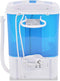 vidaXL Mini wasmachine met dubbele trommel 5.6 kg