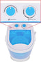 vidaXL Mini wasmachine met enkele trommel 2,6 kg