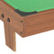 vidaXL - Minipooltafel - 3 - Feet - 92x52x19 - cm - bruin - en - groen