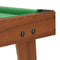 vidaXL - Minipooltafel - 3 - Feet - 92x52x19 - cm - bruin - en - groen