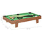 vidaXL - Minipooltafel - 3 - Feet - 92x52x19 - cm - bruin - en - groen