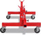 vidaXL Mobiele assteunpoot rood