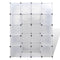 vidaXL - Modulaire - kast - met - 14 - compartimenten - wit - 37 - x - 146 - x - 180,5 - cm