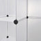 vidaXL - Modulaire - kast - met - 18 - compartimenten - wit - 37 - x - 146 - x - 180,5 - cm