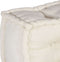 vidaXL - Modulaire - poef - 70x70x54 - stof - crème