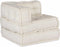vidaXL - Modulaire - poef - 70x70x54 - stof - crème