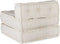 vidaXL - Modulaire - poef - 70x70x54 - stof - crème
