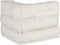 vidaXL - Modulaire - poef - 70x70x54 - stof - crème