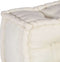vidaXL - Modulaire - poef - 70x70x54 - stof - crème