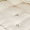 vidaXL - Modulaire - poef - 70x70x54 - stof - crème