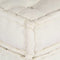 vidaXL - Modulaire - poef - 70x70x54 - stof - crème