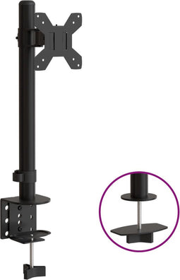 vidaXL - Monitorbeugel - VESA - 75/100 - mm - zwart - staal